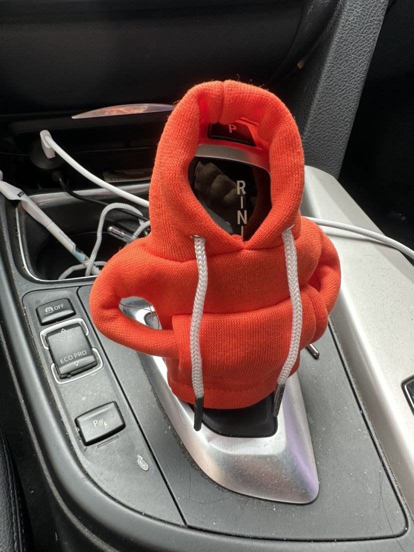 Car Gear Shift Cover Mini Hoodie Gear Shift Cover for Car Shifter Interior Trim