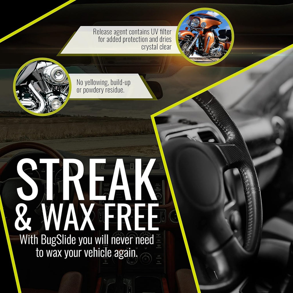 16 Oz Shop Kit Cleaner and Polisher with Microfiber Towel, Tree Sap Remover, Waterless Detailer for Removing Bugs without Scratching, Shining and Degreasing All Surfaces