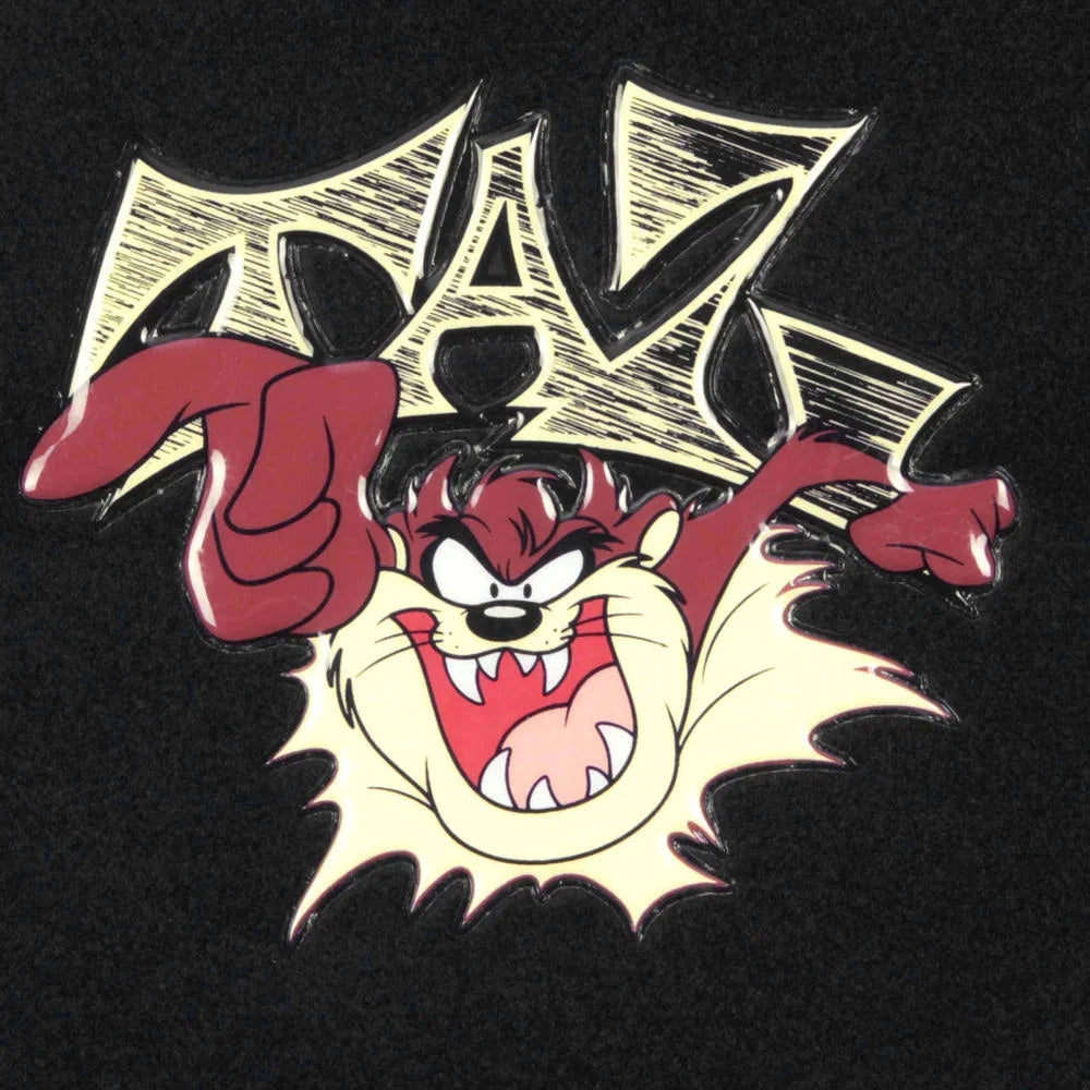 Warner Bros Looney Tunes Tazmanian Devil Universal Fit Car Accessories 4Pc Set Carpet Floor Mats - Front 26"X16.5", Rear 14"X16.5", No-Slip Grip Car Mats