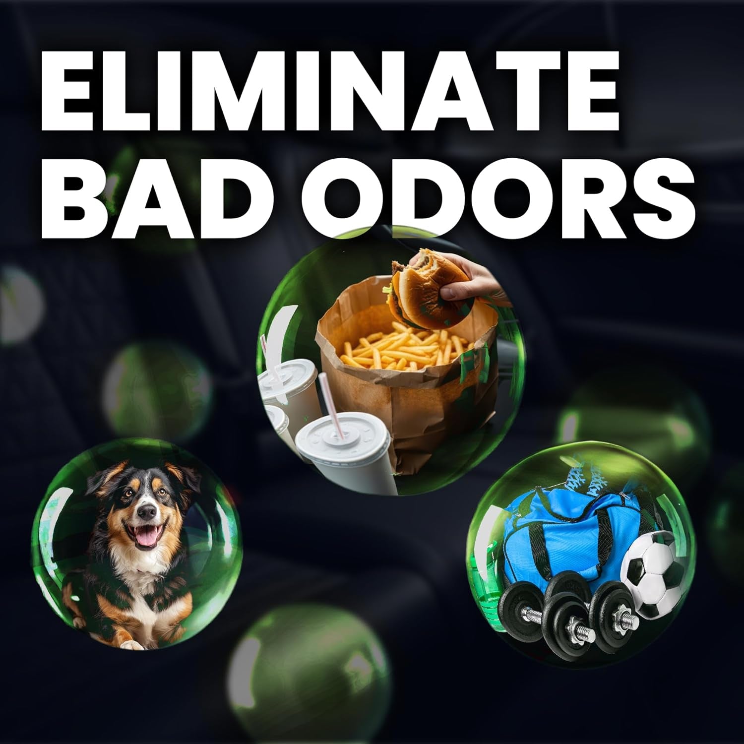 Car Products Green Apple Car Scent Air Freshener, Aromatic Fresh Scents, Safe & Easy to Use Scent Spray, Oil-Based Fresheners, Long-Lasting Automotive Fresheners