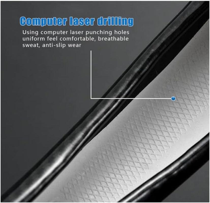 1 Pack Car Breathable Steering Wheel Cover, Wear -Resistant Steering Wheel Sleeve, Carbon Fiber Non-Slip Steering Wheel Protector, Four Seasons Universal Steering Wheel Set (Black #Circular)