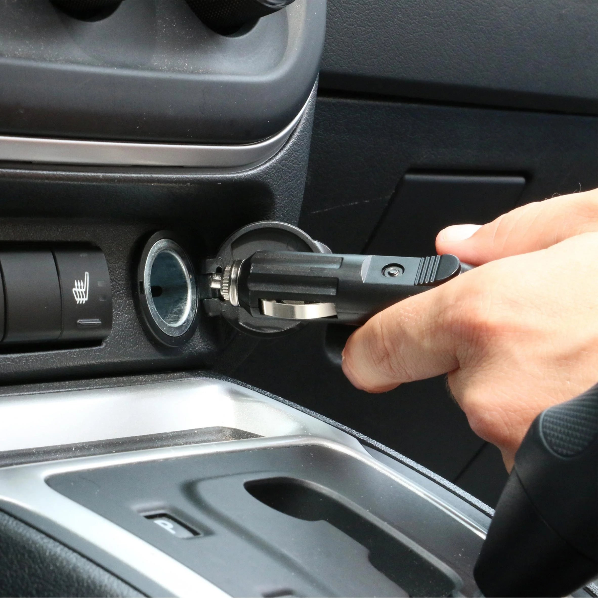 10Ft Orange 12V DC Port Power Extension Cable, Useable with Tire Inflators, Vacuums, Fans