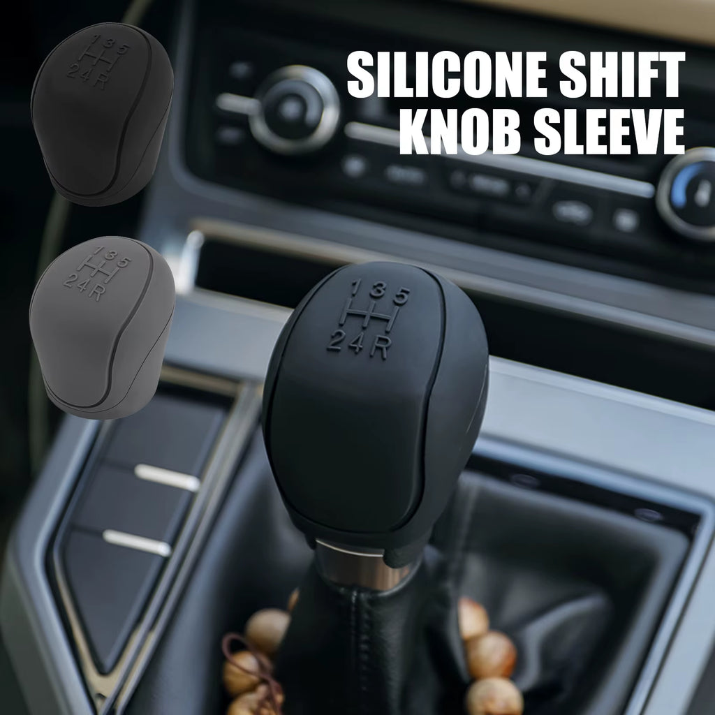 Silicone Gear Shift Knob Cover Gear Shift Non Slip Grip Handle Case Automobiles Gear Shift Collars Car Accessories Interior