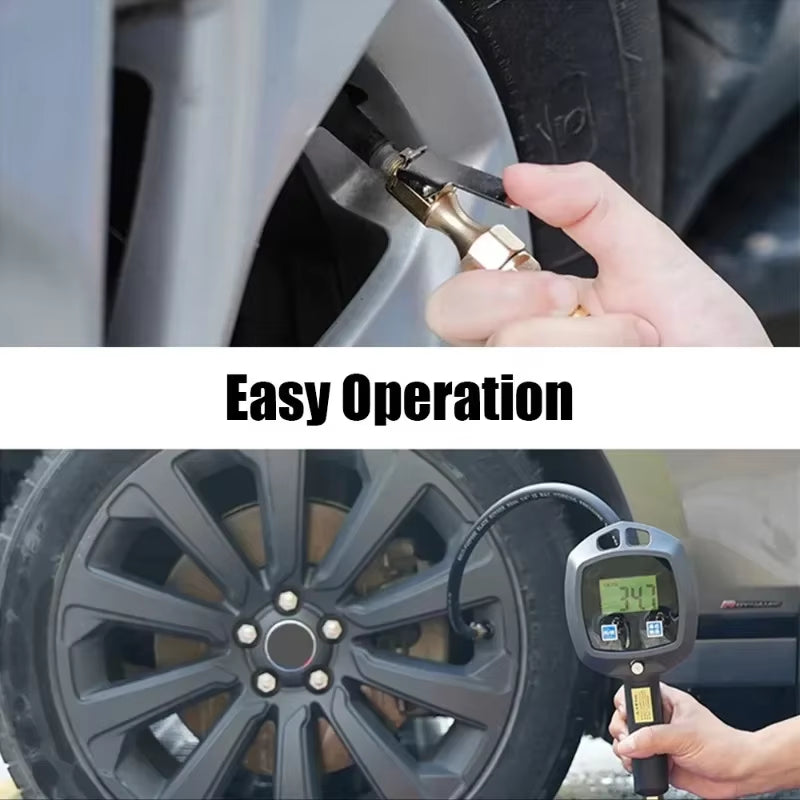 1Pc LCD Digital Tire Pressure Gauges 0-150PSI Car Tyre Air Pressure for Motorcycle Cars Truck Bicycle Motorbike Vehicle Tester