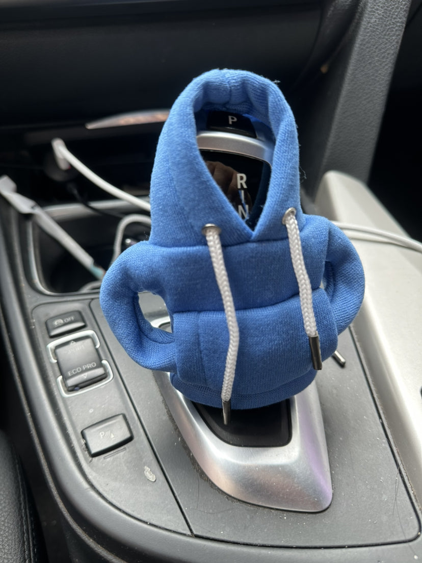 Car Gear Shift Cover Mini Hoodie Gear Shift Cover for Car Shifter Interior Trim