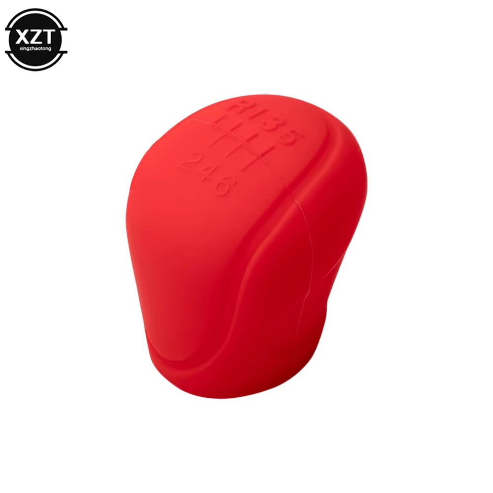 Universal Silicone Gear Shift Knob Cover Gear Shift Non Slip Grip Handle Case Automobiles Gear Shift Collars Car Accessories In