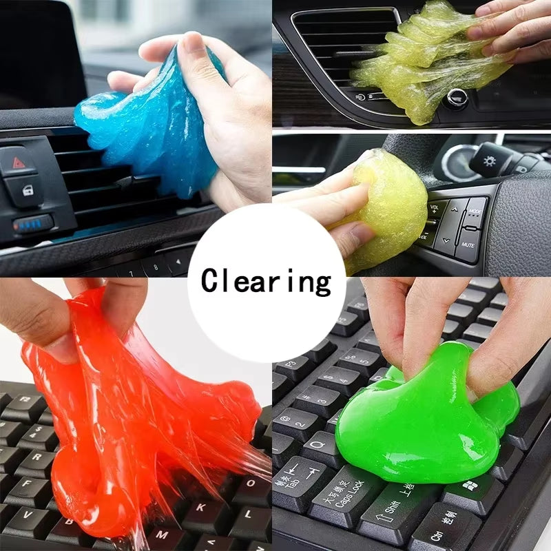 1Pc Car Cleaning Pad Glue Powder Magic Cleaner Dust Remover Gel Keyboard Cleaning Tool