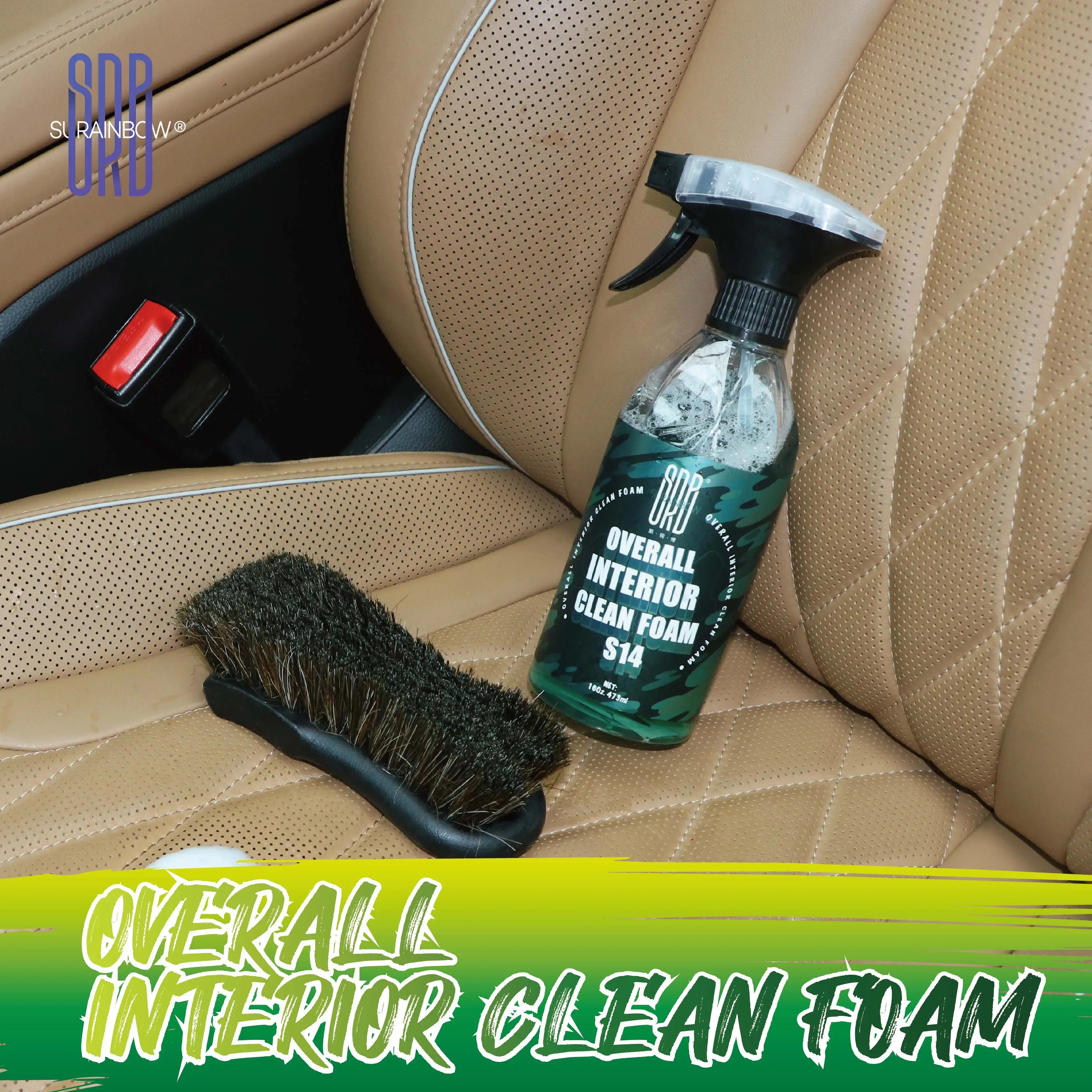 Car Care All-In-One Interior Cleaner, Multi-Purpose Car Interior Cleaner for Seats, Dashboard,Specially Formulated Leather Spray