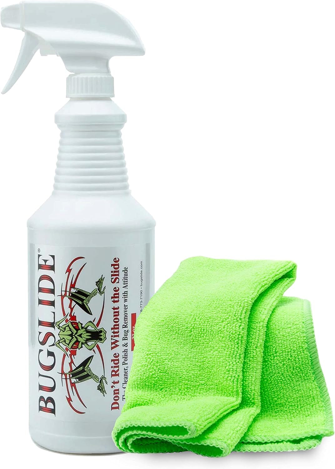 16 Oz Shop Kit Cleaner and Polisher with Microfiber Towel, Tree Sap Remover, Waterless Detailer for Removing Bugs without Scratching, Shining and Degreasing All Surfaces