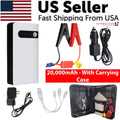20000Mah Car Jump Starter Booster Jumper Box Power Bank Battery Charger Portable