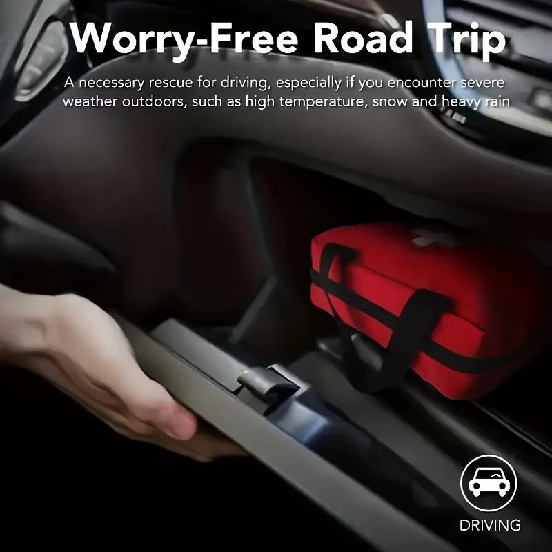 Multi-Purpose Small/Large First Aid Kit: Portable First Aid Kit for Outdoor Hunting, Hiking, Camping, Including Emergency Suppli