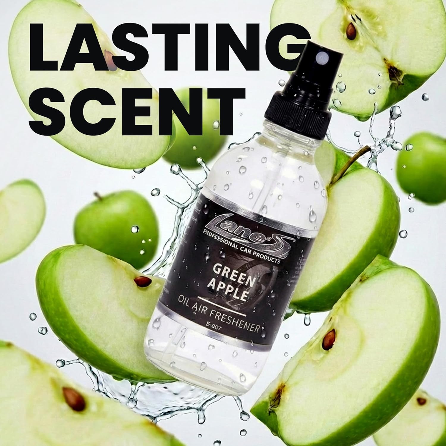 Car Products Green Apple Car Scent Air Freshener, Aromatic Fresh Scents, Safe & Easy to Use Scent Spray, Oil-Based Fresheners, Long-Lasting Automotive Fresheners