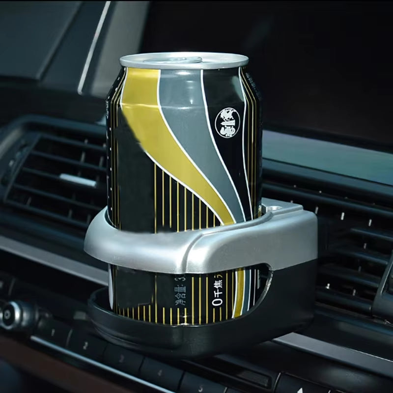 Car Cup Holder Vent Mounted Cup/Bottle Holder Ashtray Storage Rack Multi-Functional Hanging Cup Holder Auto Interior Accessories