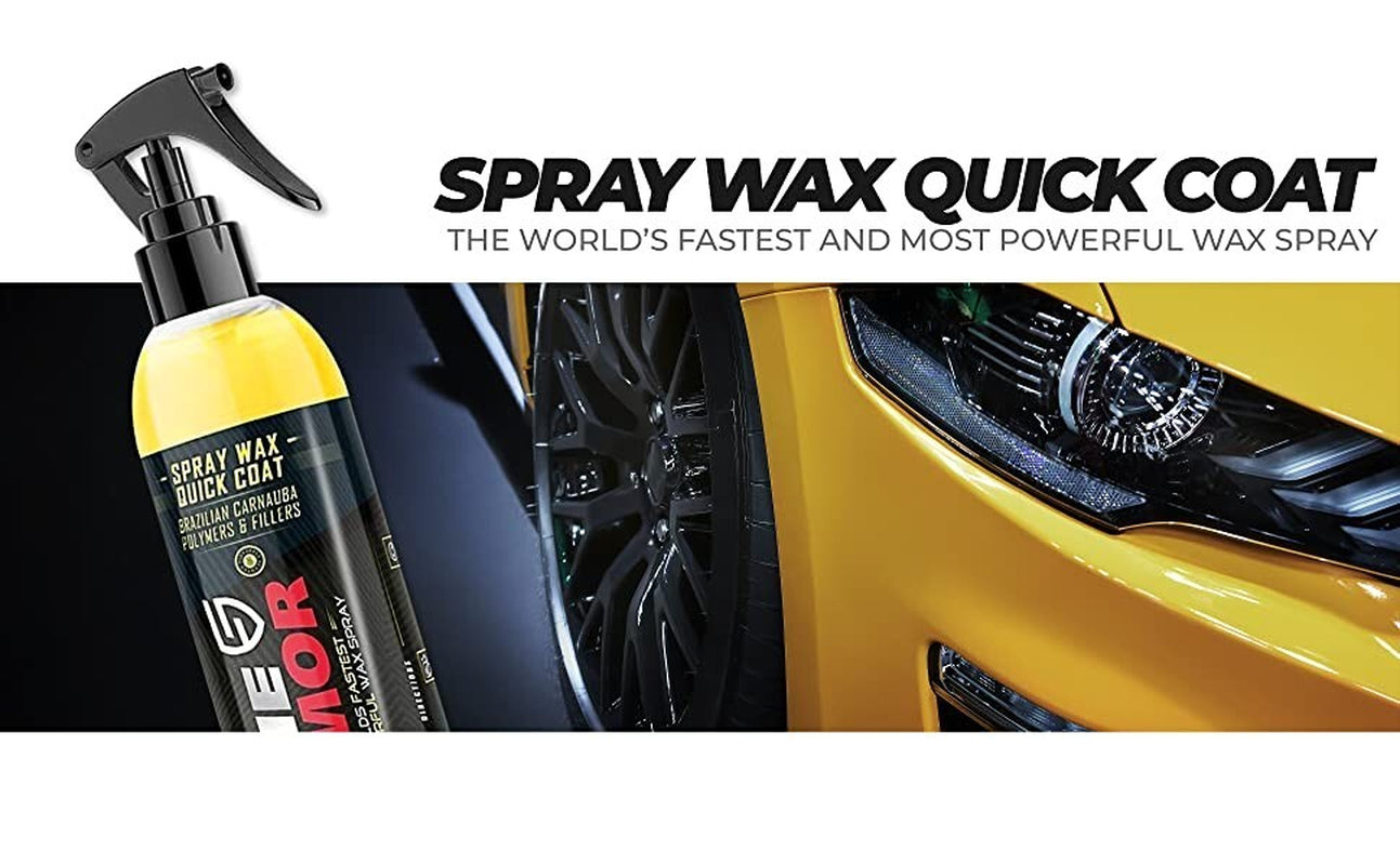SHINE ARMOR Car Wax with Carnauba Wax - Liquid Spray Wax for Car - Hybrid Hyd...