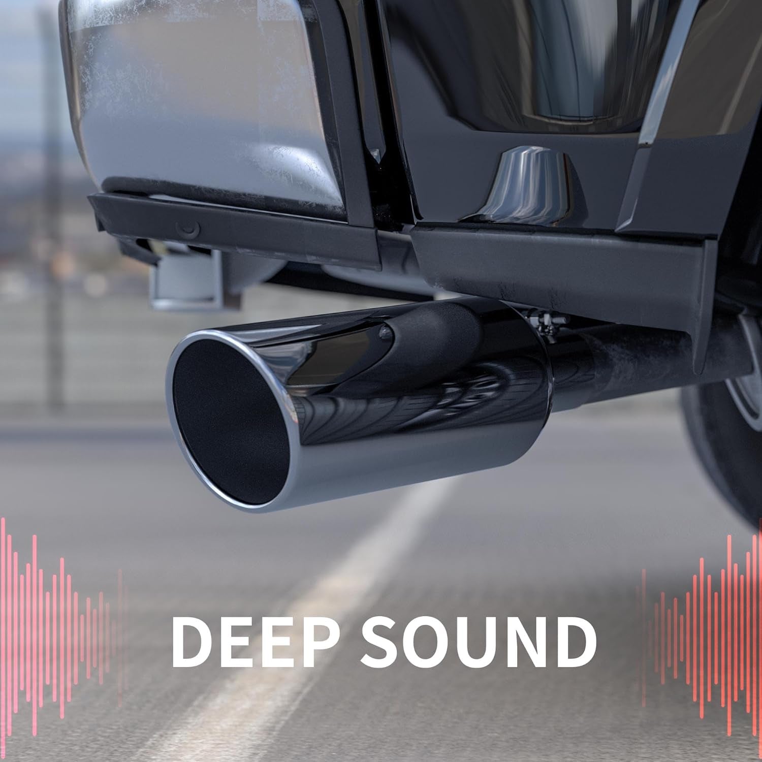 3 to 6 Inch Exhaust Tip, 3" Inlet 6” Outlet 15” Overall Length Stainless Steel E