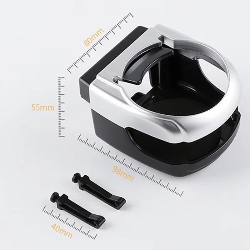 Car Cup Holder Vent Mounted Cup/Bottle Holder Ashtray Storage Rack Multi-Functional Hanging Cup Holder Auto Interior Accessories